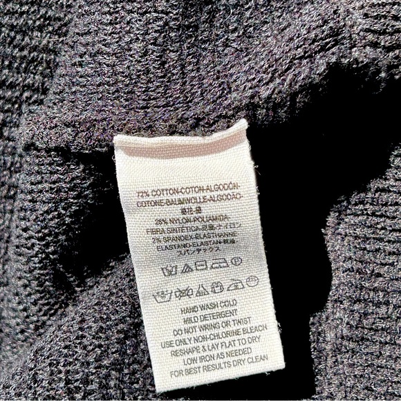 Free People Tunic Womens Medium Black Ottoman Oversized Sleeveless Mock Neck S - Picture 4 of 5